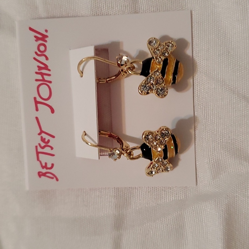 Betsey Johnson Earrings bumble bee 🐝